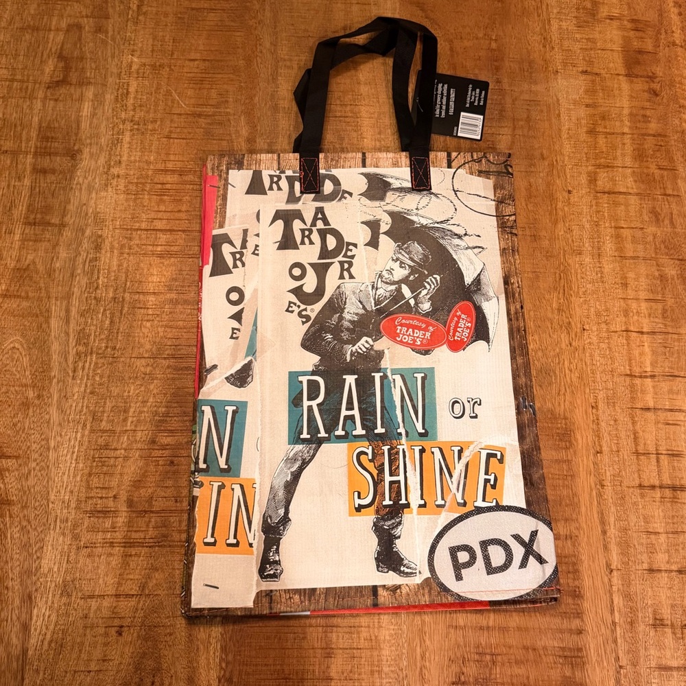 Portland, PDX Trader Joe’s mystery bag state Reusable Grocery Tote Bag